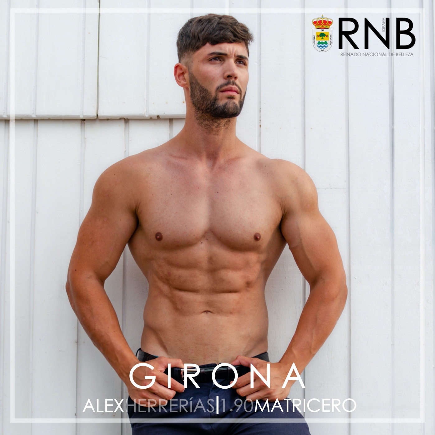 Alex Herrerias Mister RNB Girona 2020 Banner Cuerpo
