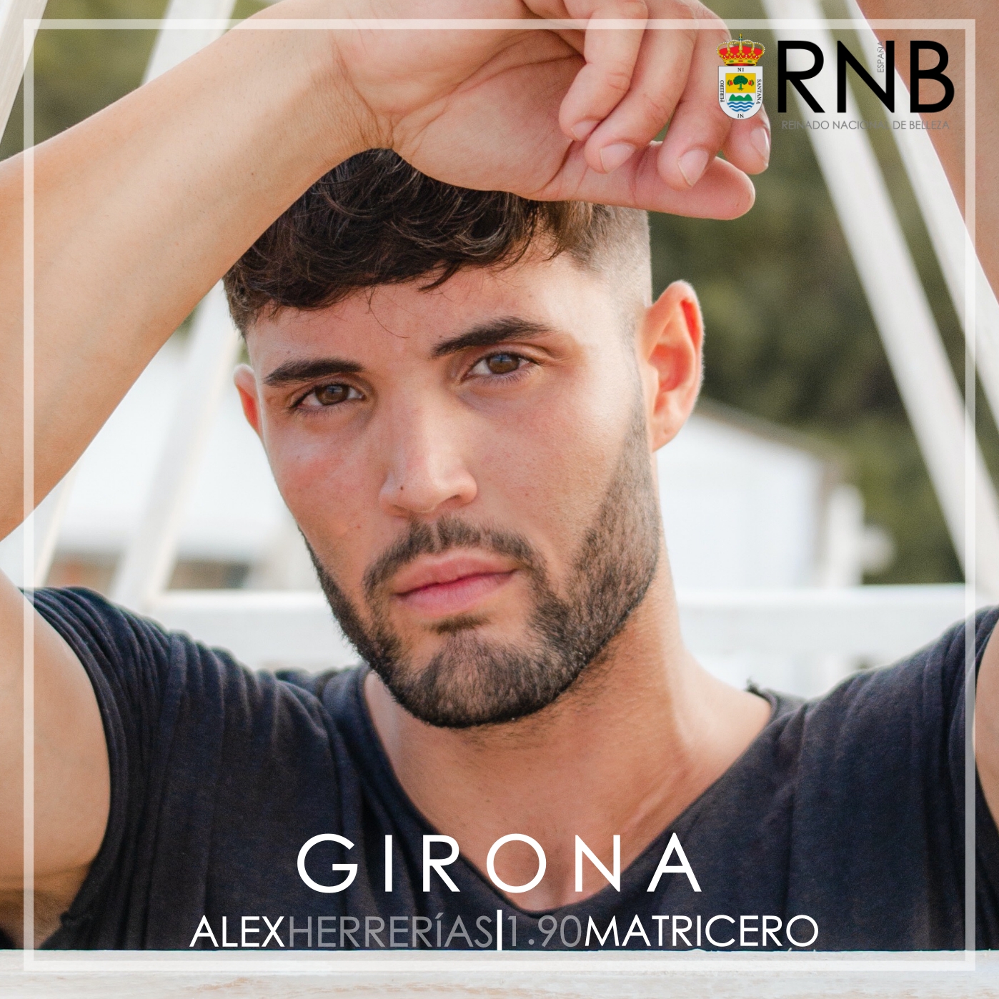 Alex Herrerias Mister RNB Girona 2020 Banner Rostro