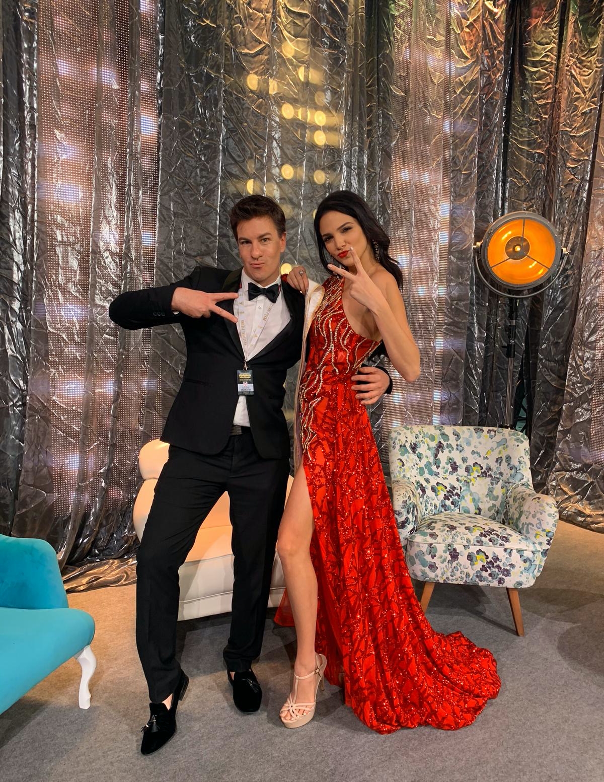 Andre Sleigh and Valeria Vazquez Miss Supranational 2018 from Puerto Rico