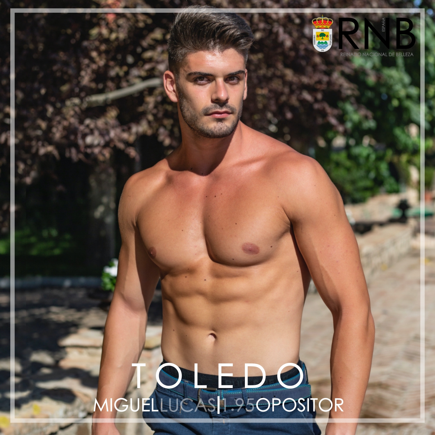 Miguel Lucas Mister RNB Toledo 2020 Banner Cuerpo