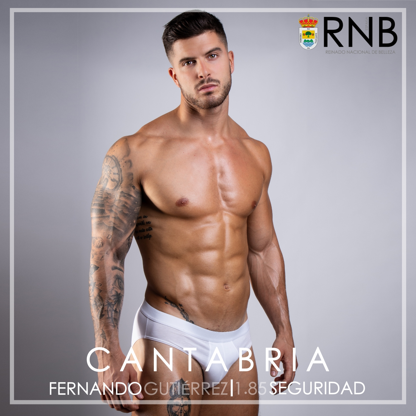 Fernando Gutierrez Mister RNB Cantabria 2020 Banner Cuerpo