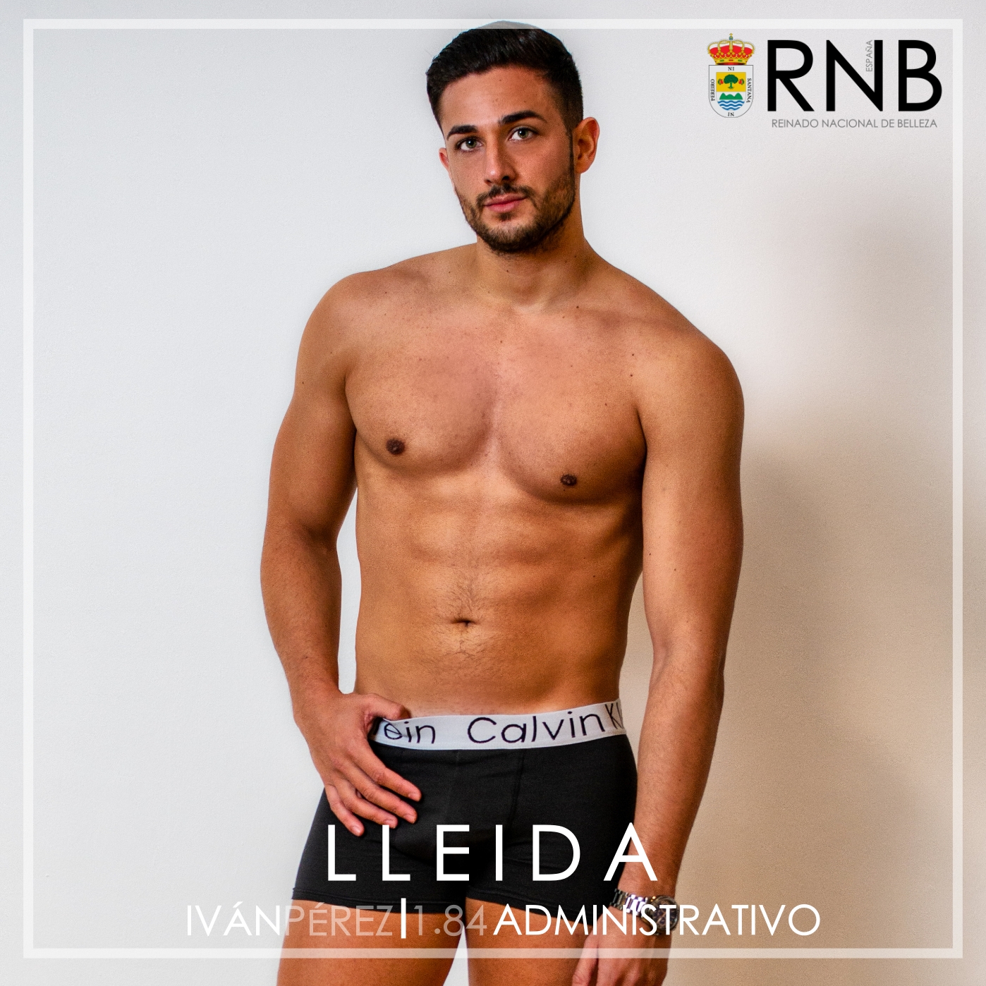 Ivan Perez Mister RNB Lleida 2020 Banner Cuerpo