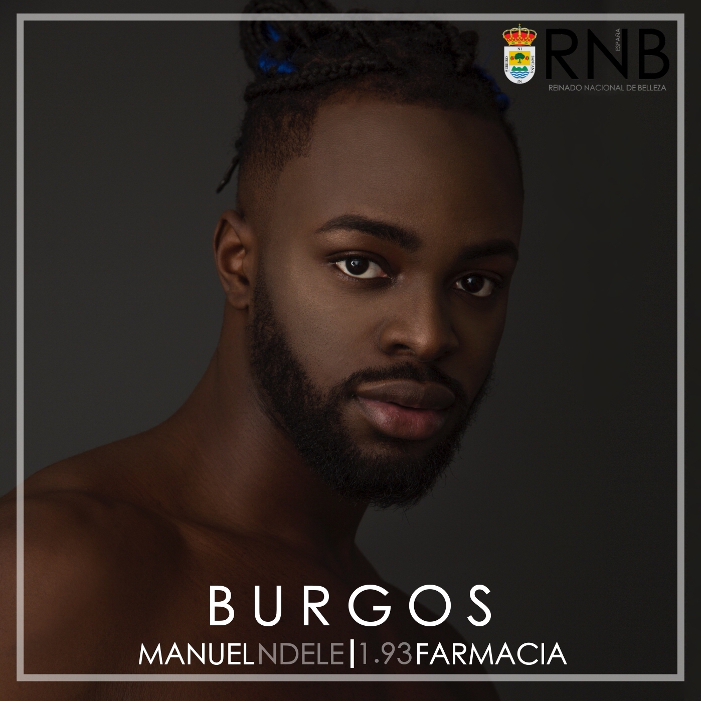 Manuel Ndele Mister RNB Burgos 2020 Banner Rostro