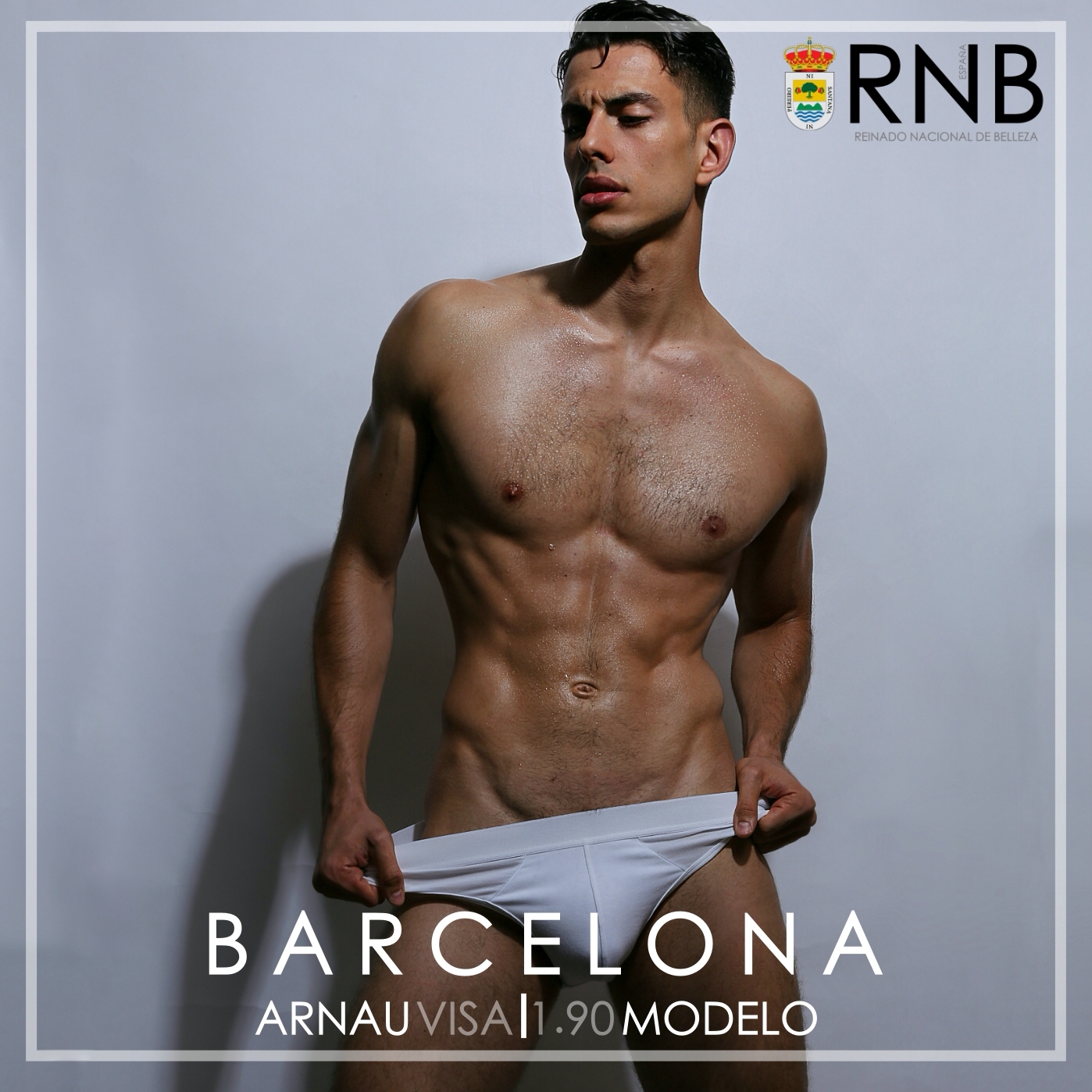 Arnau Visa Mister RNB Barcelona 2021 Banner Cuerpo