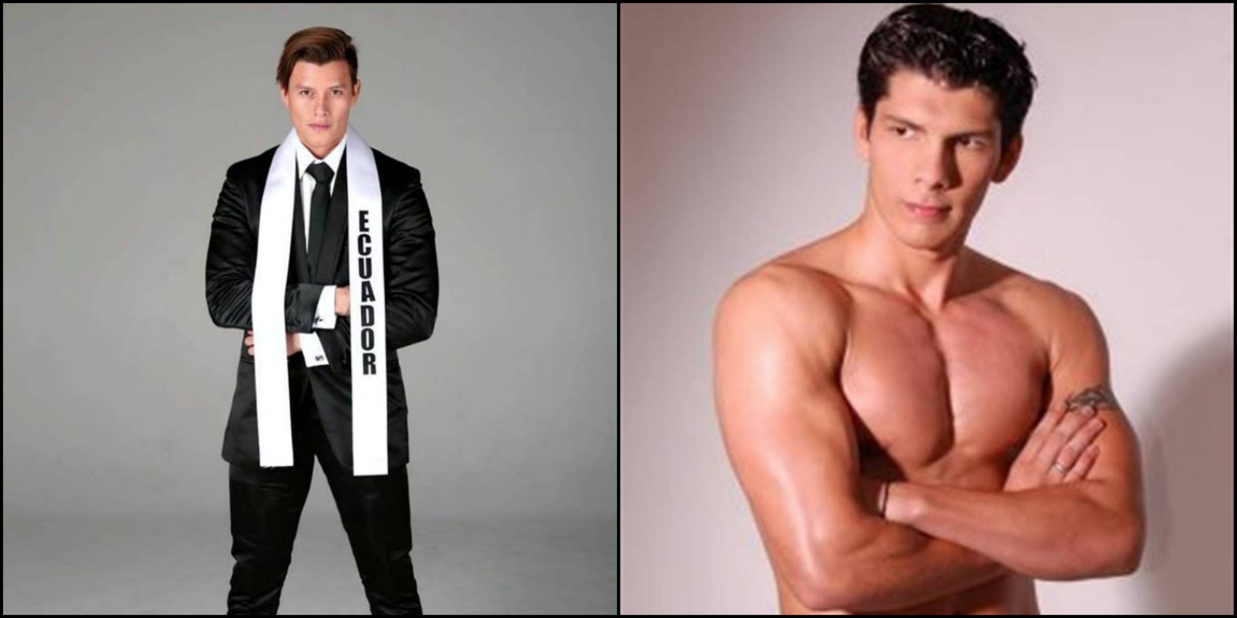 Mister International Ecuador 2014 Nicolas Lopez and 2010 Alessio Cuneo