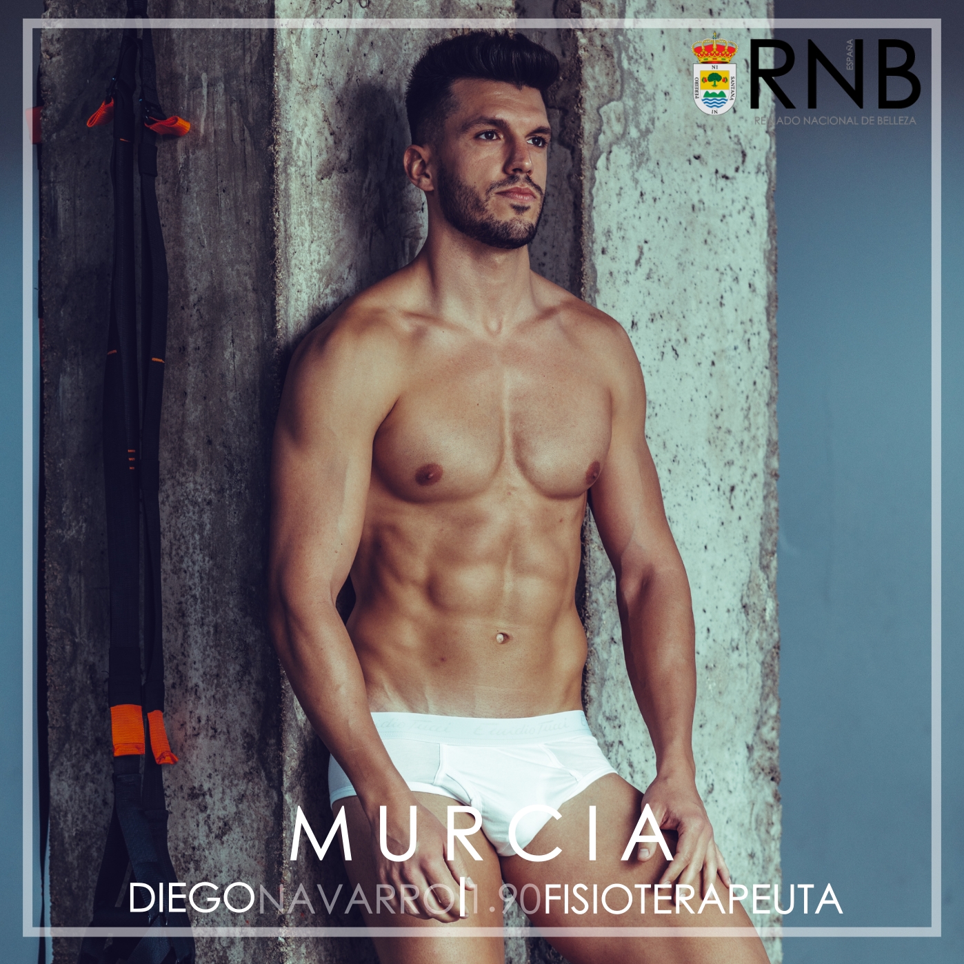 Diego Navarro Mister RNB Murcia 2021 Banner Cuerpo