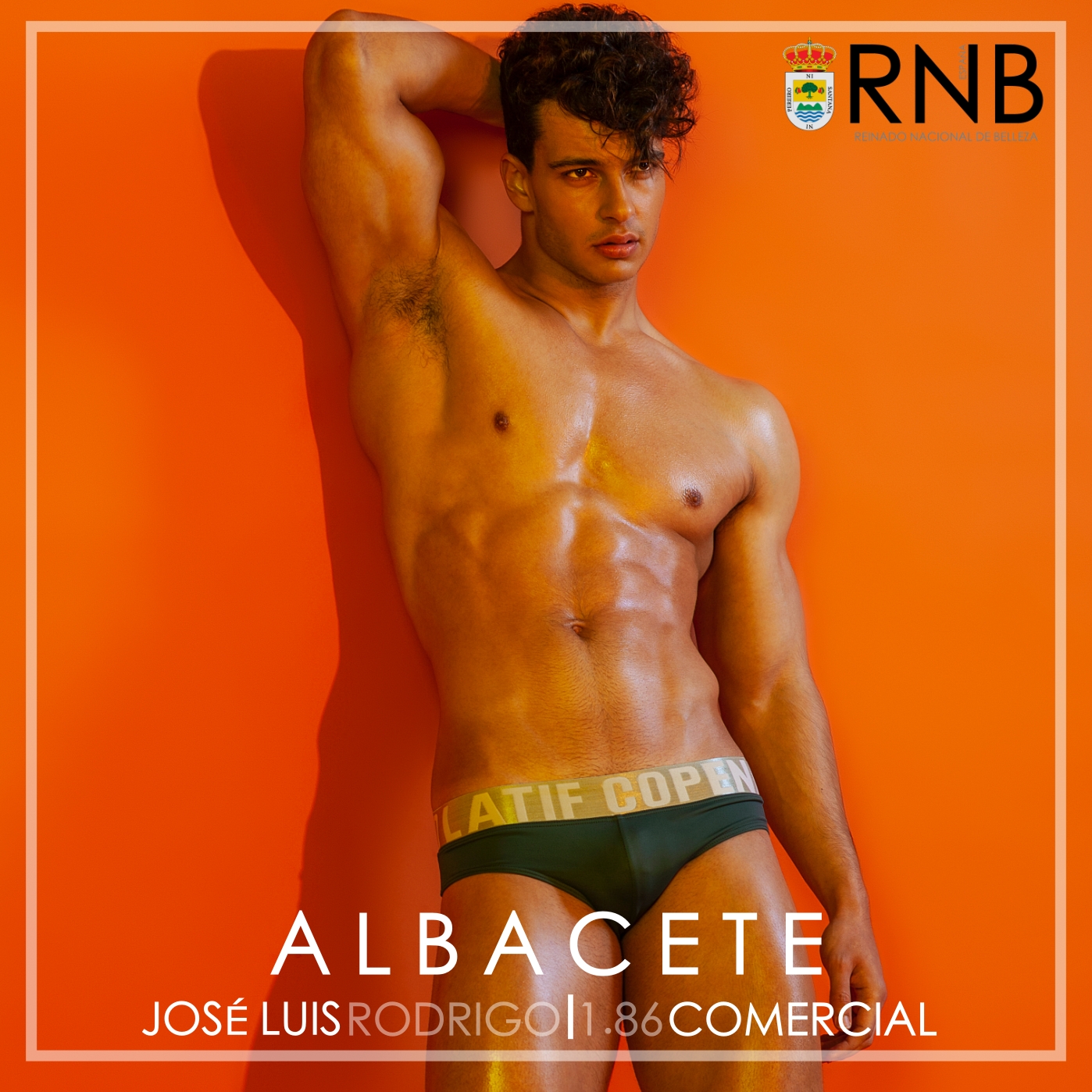 Jose Luis Rodrigo Mister RNB Albacete 2021 Banner Cuerpo