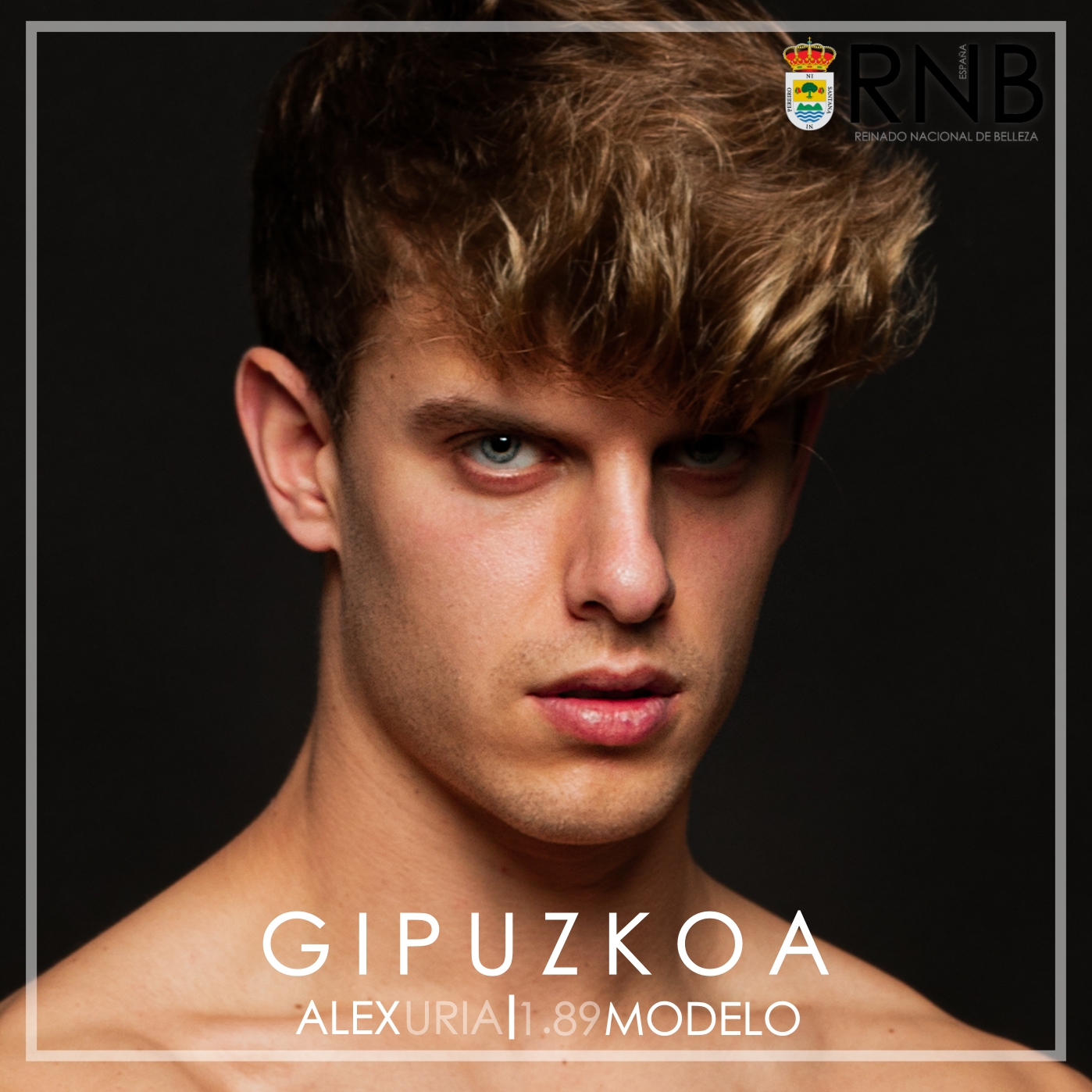Alex Uria Mister RNB Gipuzkoa 2021 Banner Rostro