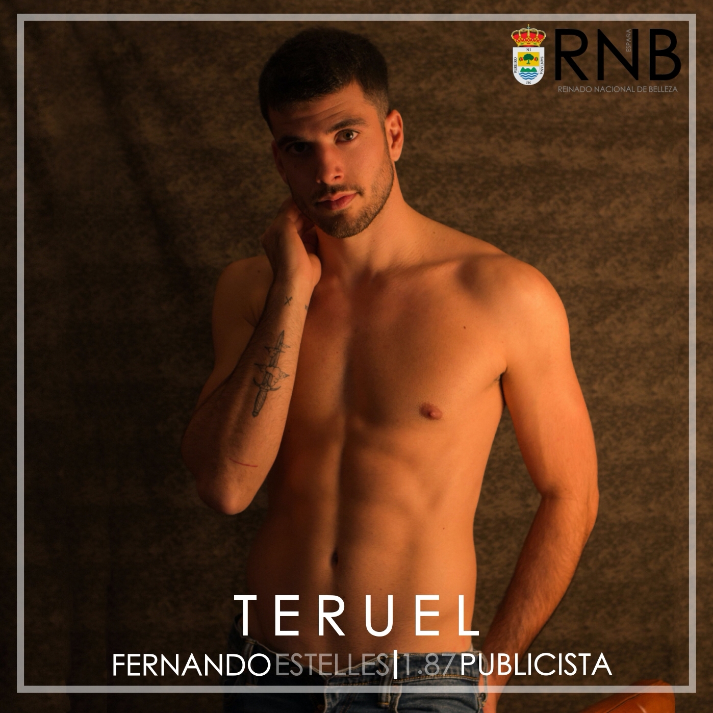 Fernando Estelles Mister RNB Teruel 2021 Banner Cuerpo