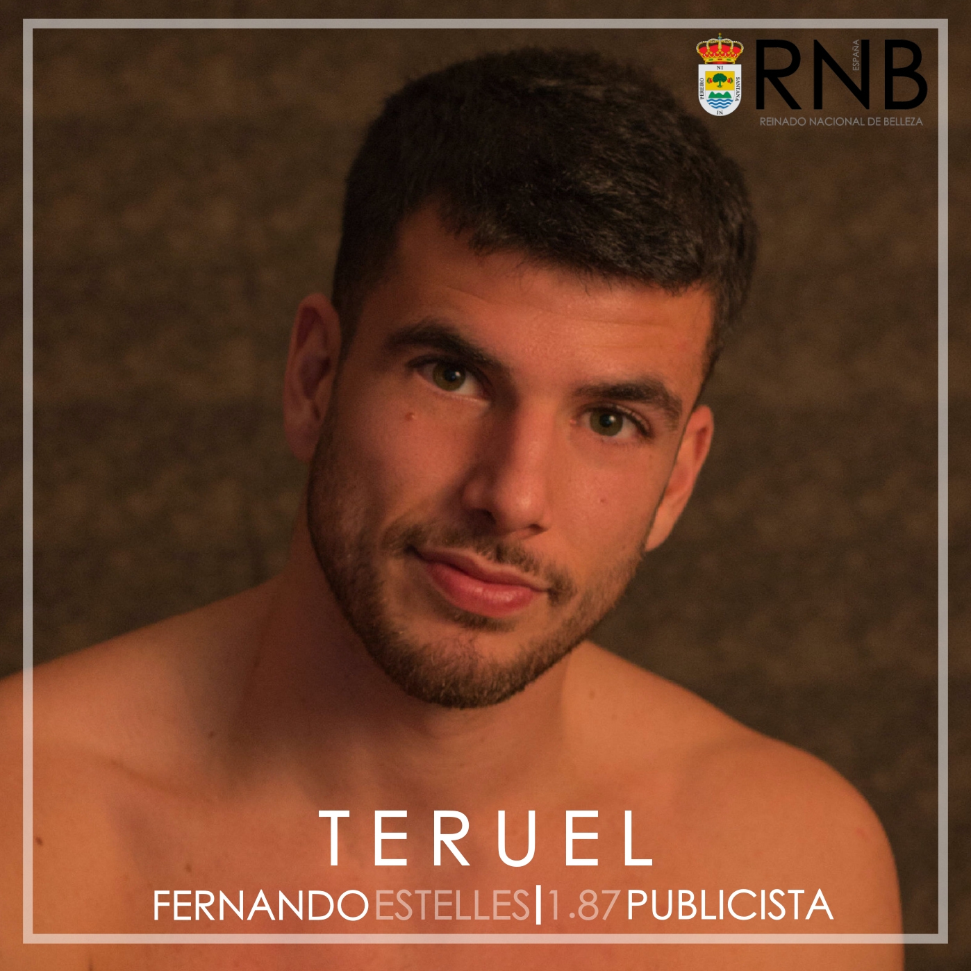 Fernando Estelles Mister RNB Teruel 2021 Banner Rostro