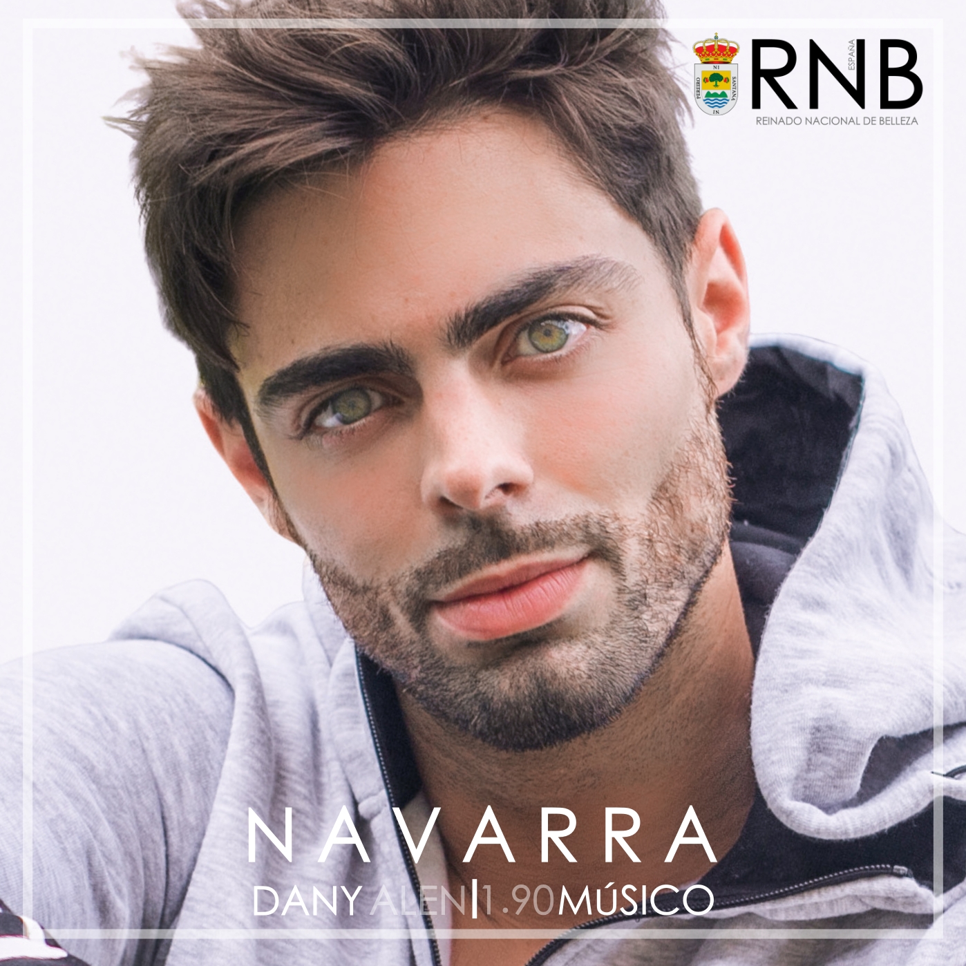 Dany Alen Mister RNB Navarra 2021 Banner Rostro