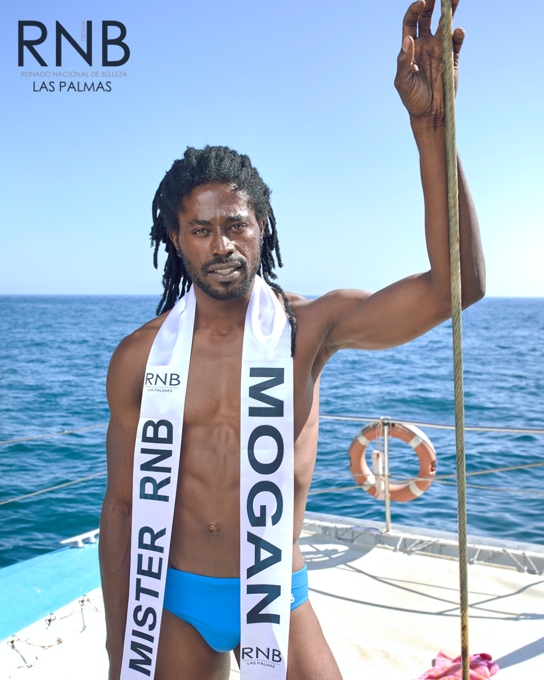 Candidato Baño Mister RNB España Las Palmas 2021 Mogan Darel Dayron Villaurrutia Estrada