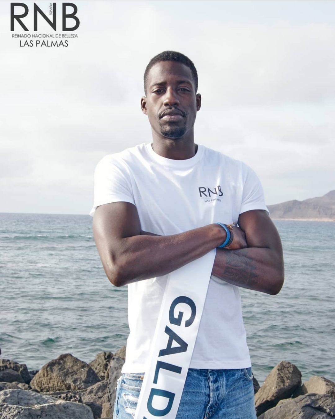 Candidato Mister RNB España Las Palmas 2021 Galdar Jose Raul Sene Ndione