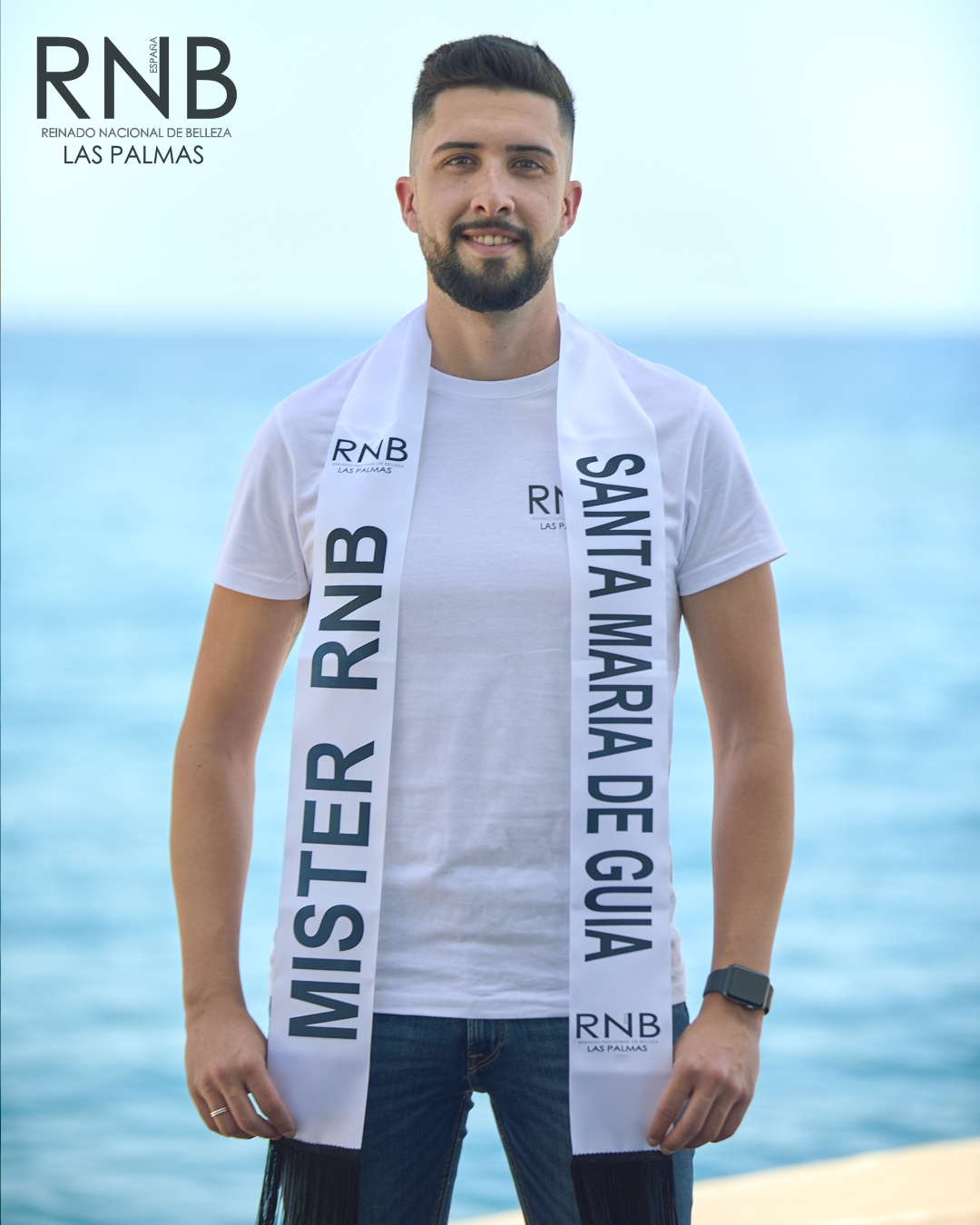 Candidato Mister RNB España Las Palmas 2021 Santa Maria de Guia Mario Javier Rodriguez Ortega