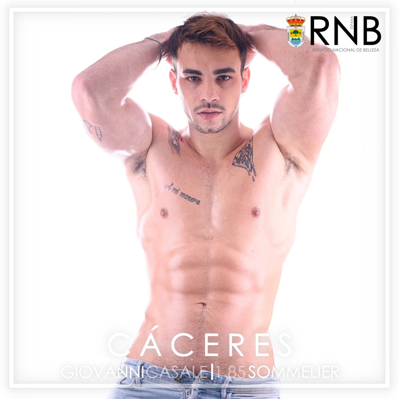 Giovanni Casale Mister RNB Caceres 2021 Banner Cuerpo