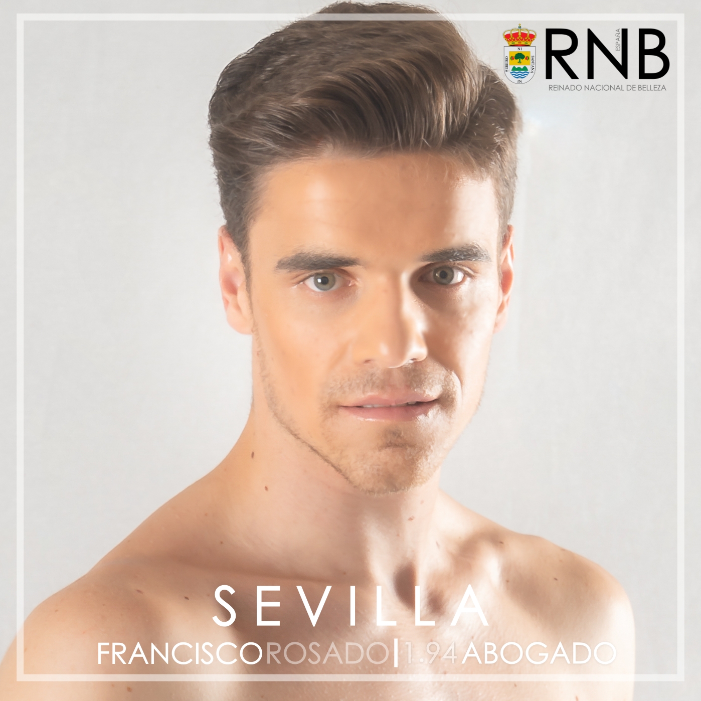 Francisco Rosado Mister RNB Sevilla 2021 Banner Rostro