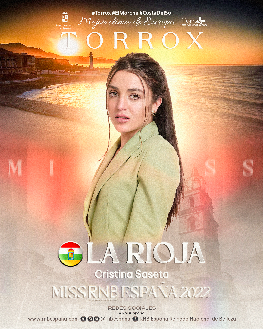 Banner Cristina Saseta Miss RNB La Rioja 2022