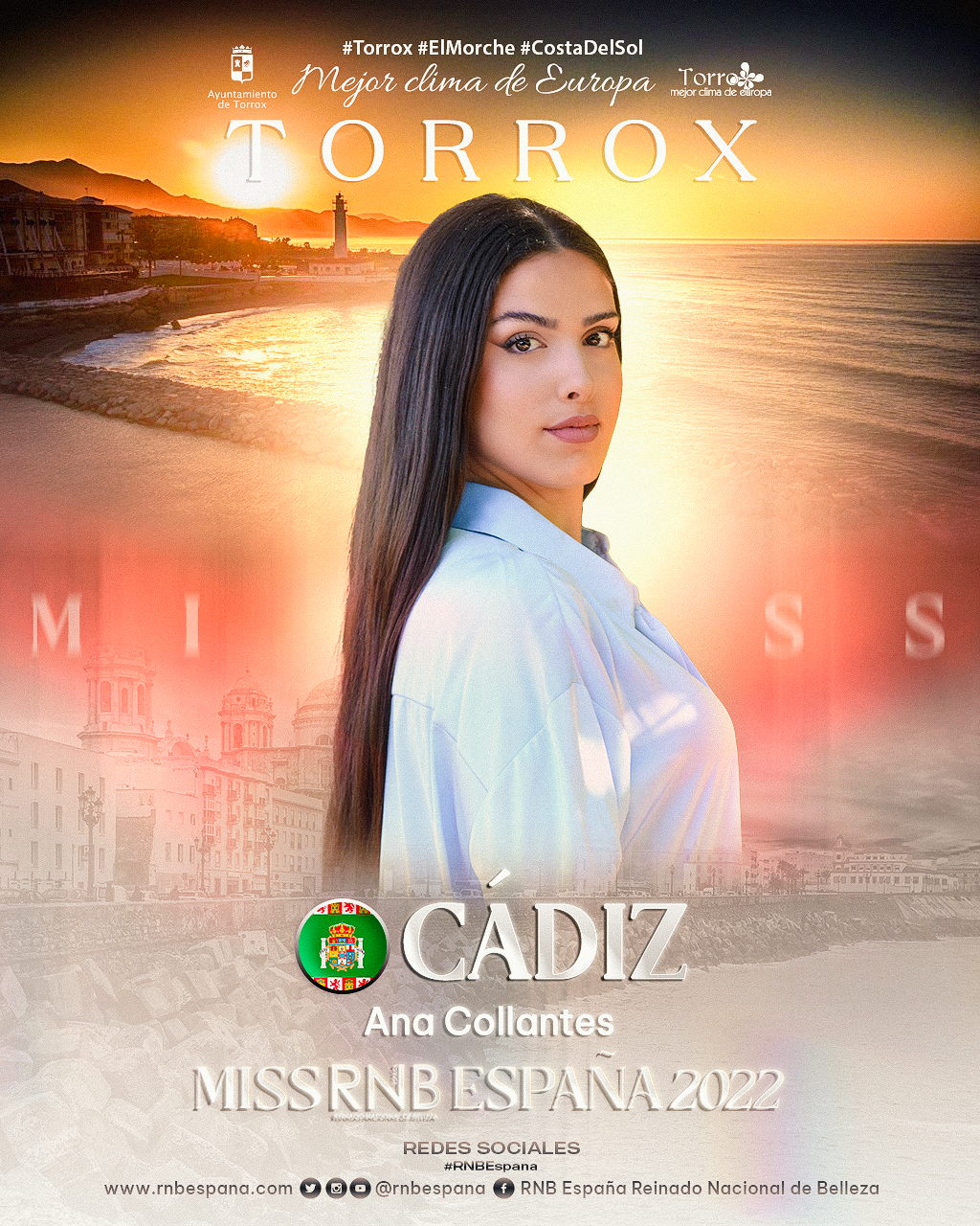 Banner Ana Collantes Miss RNB Cadiz 2022