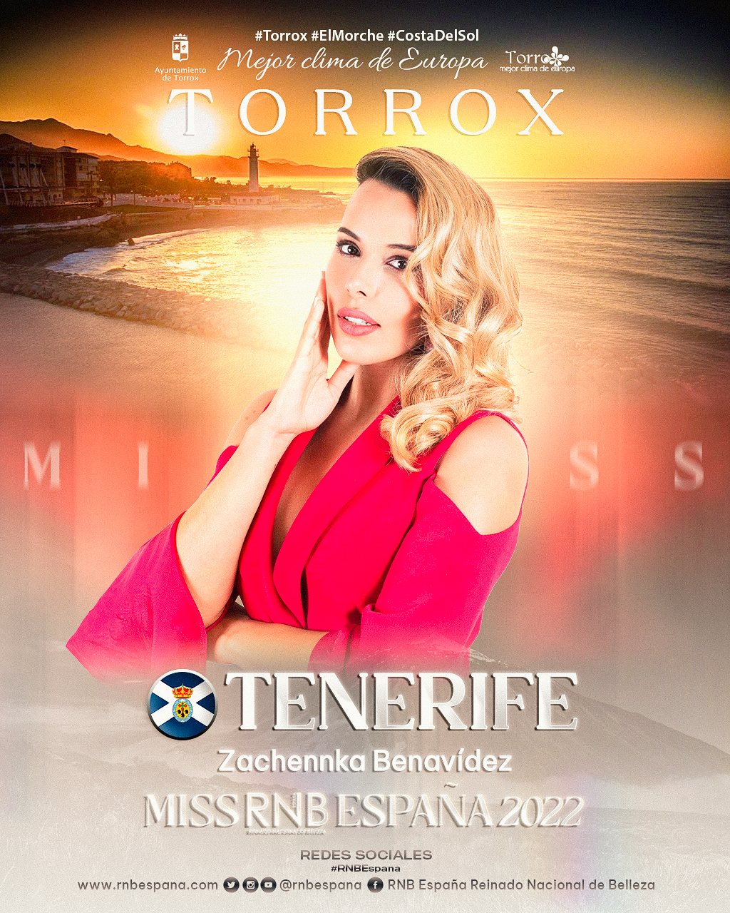 Banner Zachennka Benavidez Miss RNB Tenerife 2022
