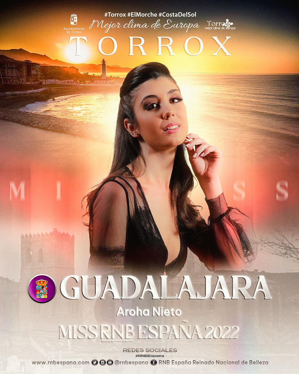Banner Aroha Nieto Miss RNB Guadalajara 2022