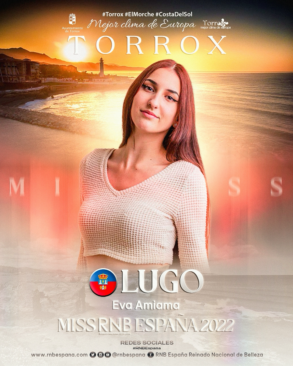 Banner Eva Amiama Miss RNB Lugo 2022