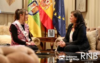 Cristina Saseta Miss RNB La Rioja 2022 Concha Andreu Presidenta Gobierno La Rioja 1