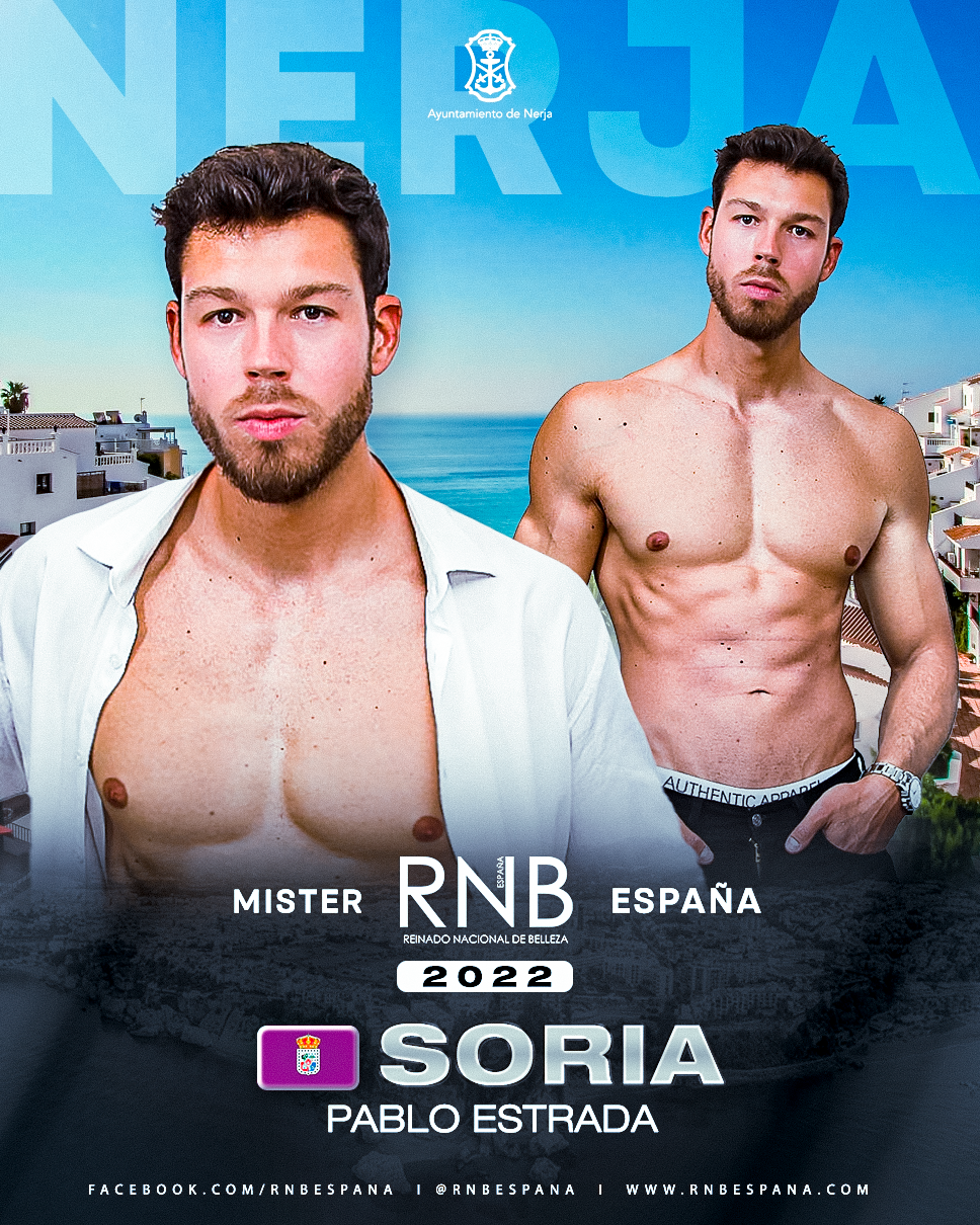 Banner Pablo Estrada Mister RNB Soria 2022 Banner Pablo Estrada Mister RNB Soria 2022