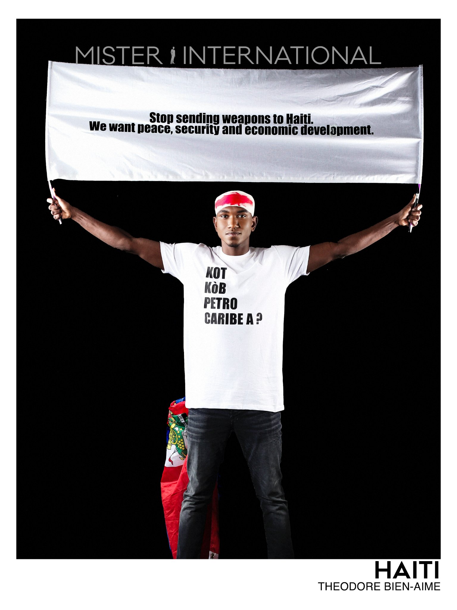 Mister International 2022 HAITI Reginal Theodore Bien Aime National Costume Shot by Raymond Saldana