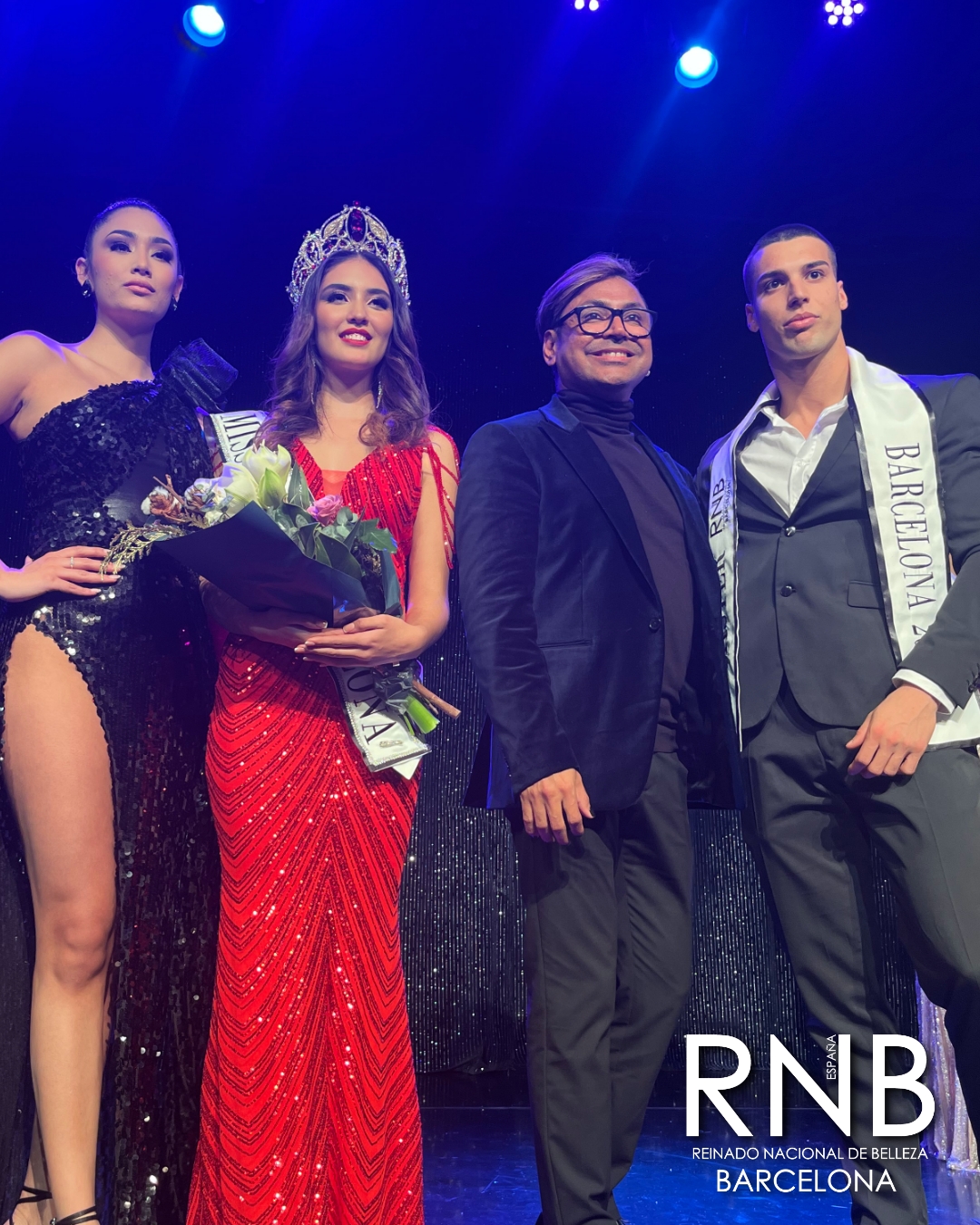 Miss RNB Barcelona 2023 Ainhoa Hernandez y Mister RNB Barcelona 2023 Alex Calamardo 2