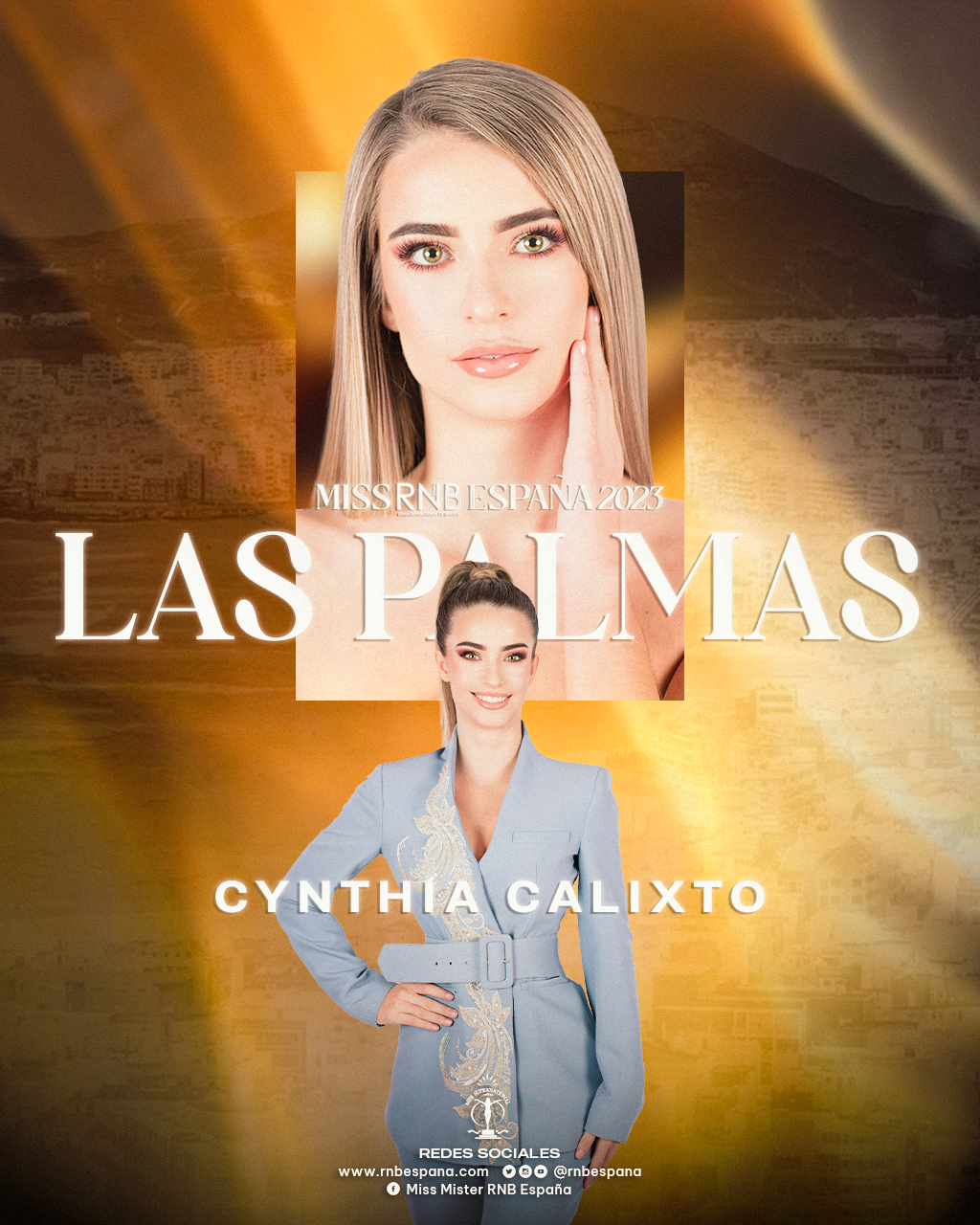 Banner Miss RNB Las Palmas 2023 Cynthia Calixto