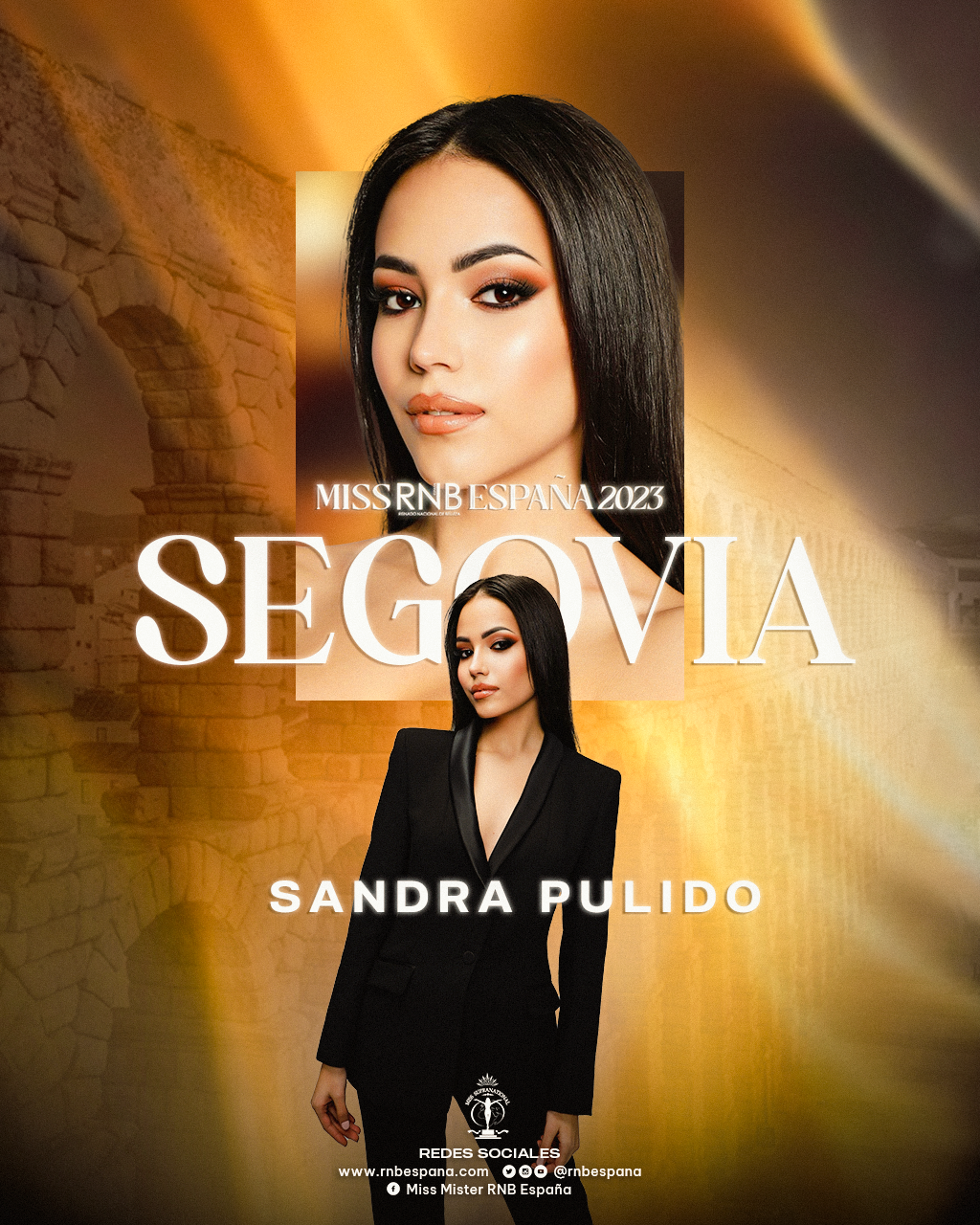 Banner Miss RNB Segovia 2023 Sandra Pulido