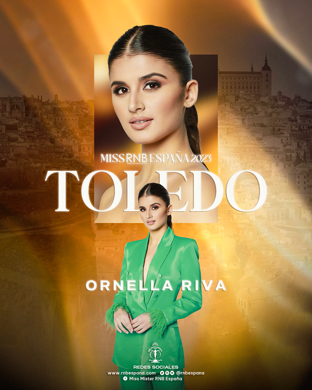 Banner Miss RNB Toledo 2023 Ornella Riva