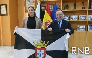 Juan Jesus Vivas Presidente Ceuta Miss RNB Ceuta 2023 Irene Pavon 1