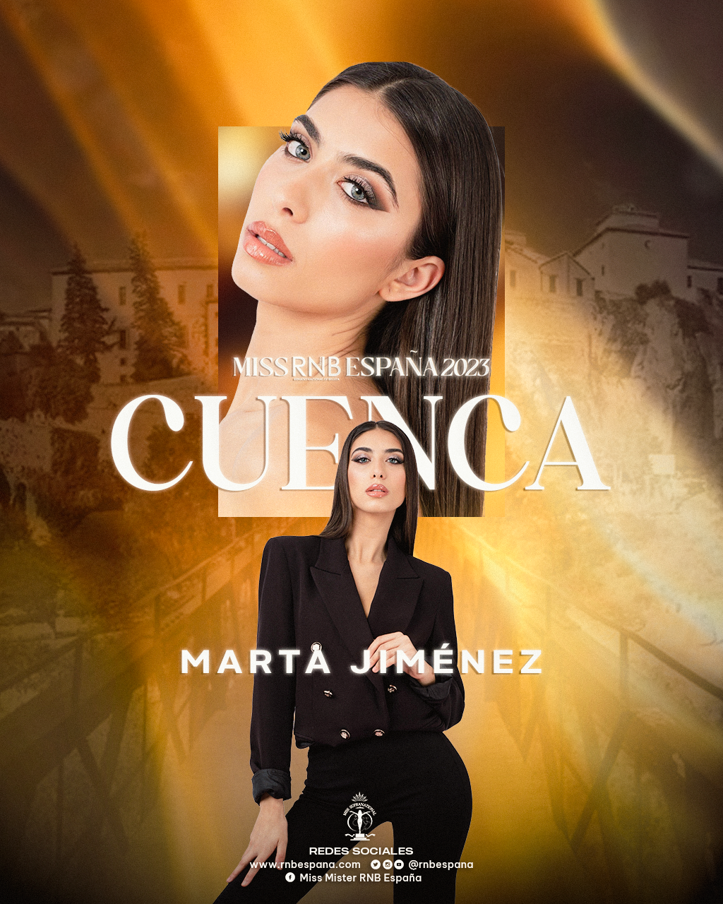 Banner Miss RNB Cuenca 2023 Marta Jimenez