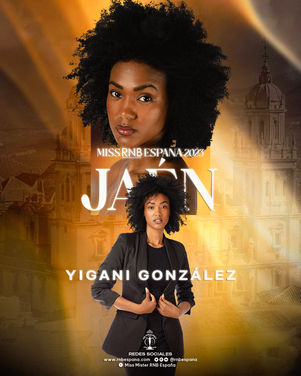 Banner Miss RNB Jaen 2023 Yigani Gonzalez