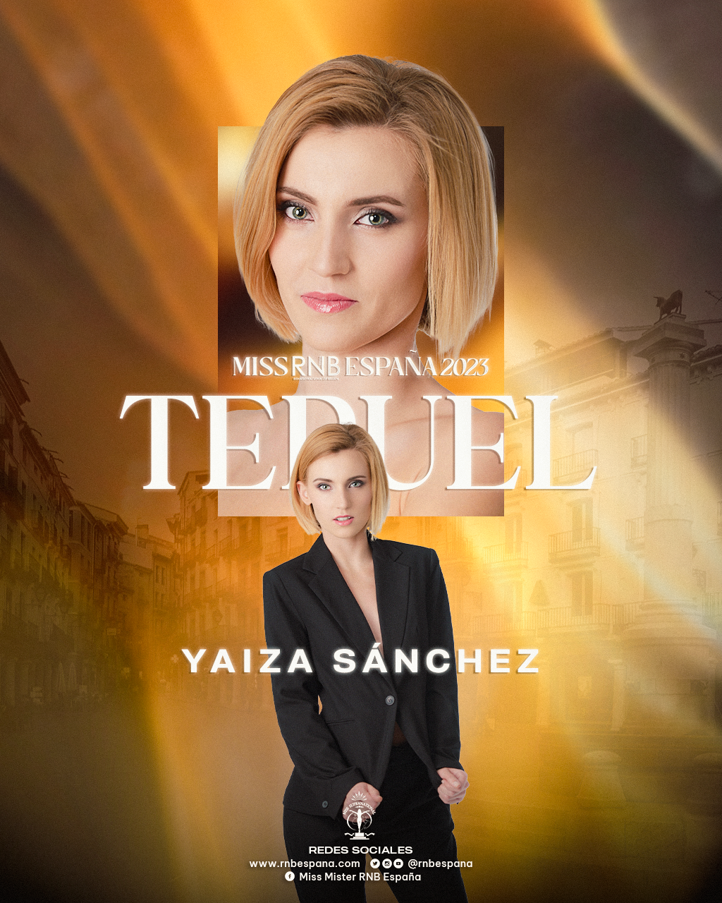 Banner Miss RNB Teruel 2023 Yaiza Sanchez