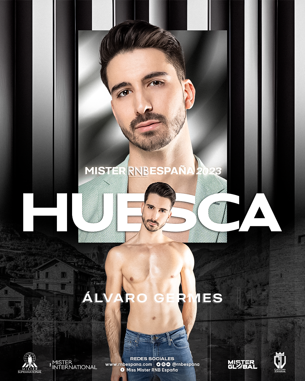 Mister RNB Huesca 2023 Alvaro Germes Banner