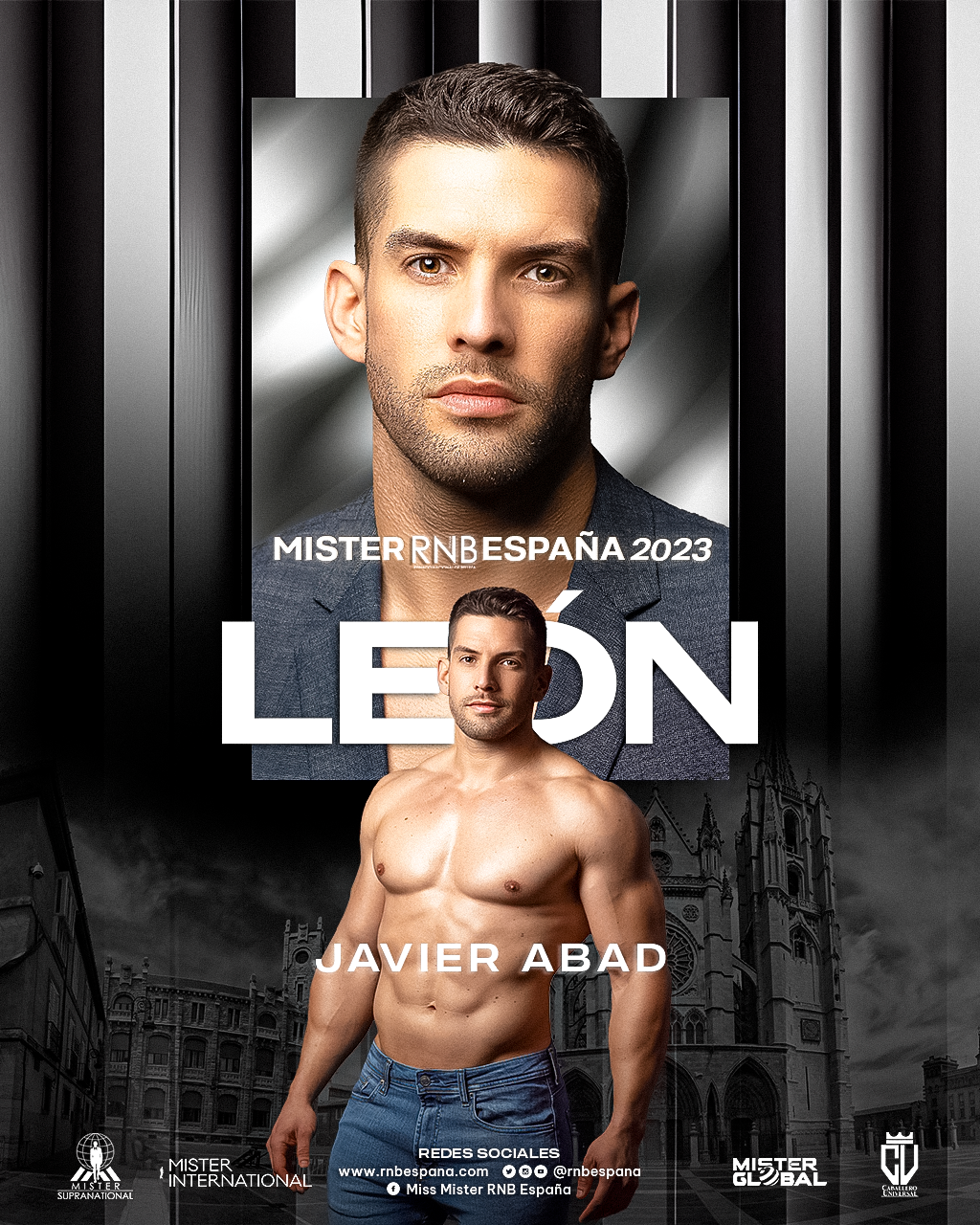 Mister RNB Leon 2023 Javier Abad Banner