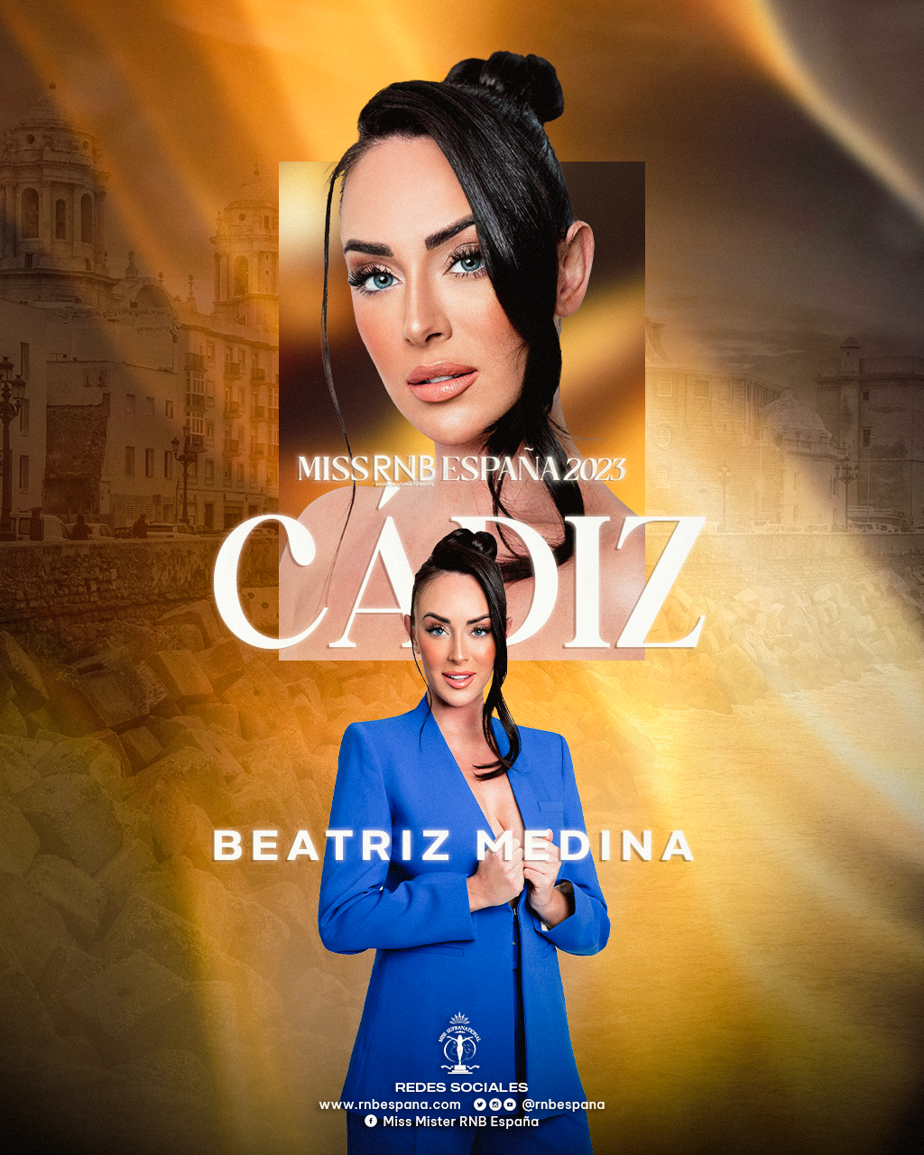 Banner Miss RNB Cadiz 2023 Beatriz Medina
