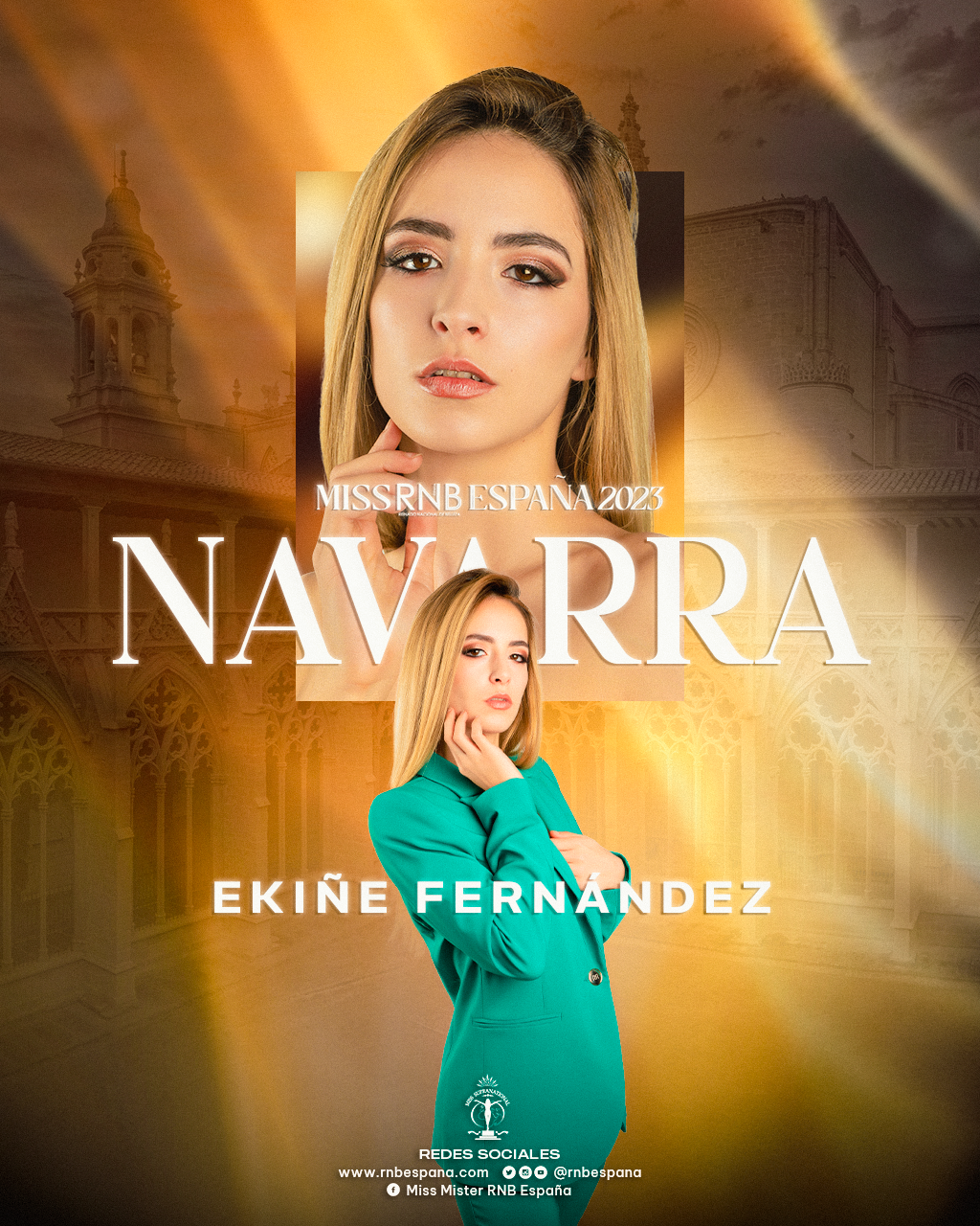 Banner Miss RNB Navarra 2023 Ekiñe Fernandez