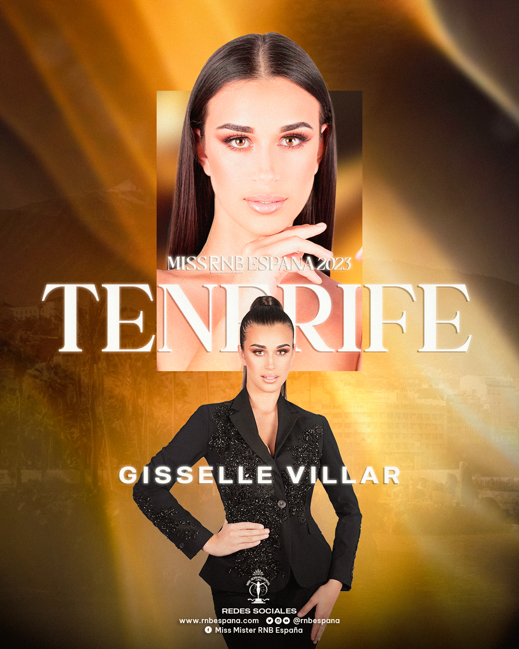 Banner Miss RNB Tenerife 2023 Gisselle Villar