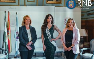Rosa Garcia Miss RNB Granada 2023 Recibimiento en el Excmo. Ayuntamiento de Motril por la Alcaldesa Luisa Maria Garcia 1