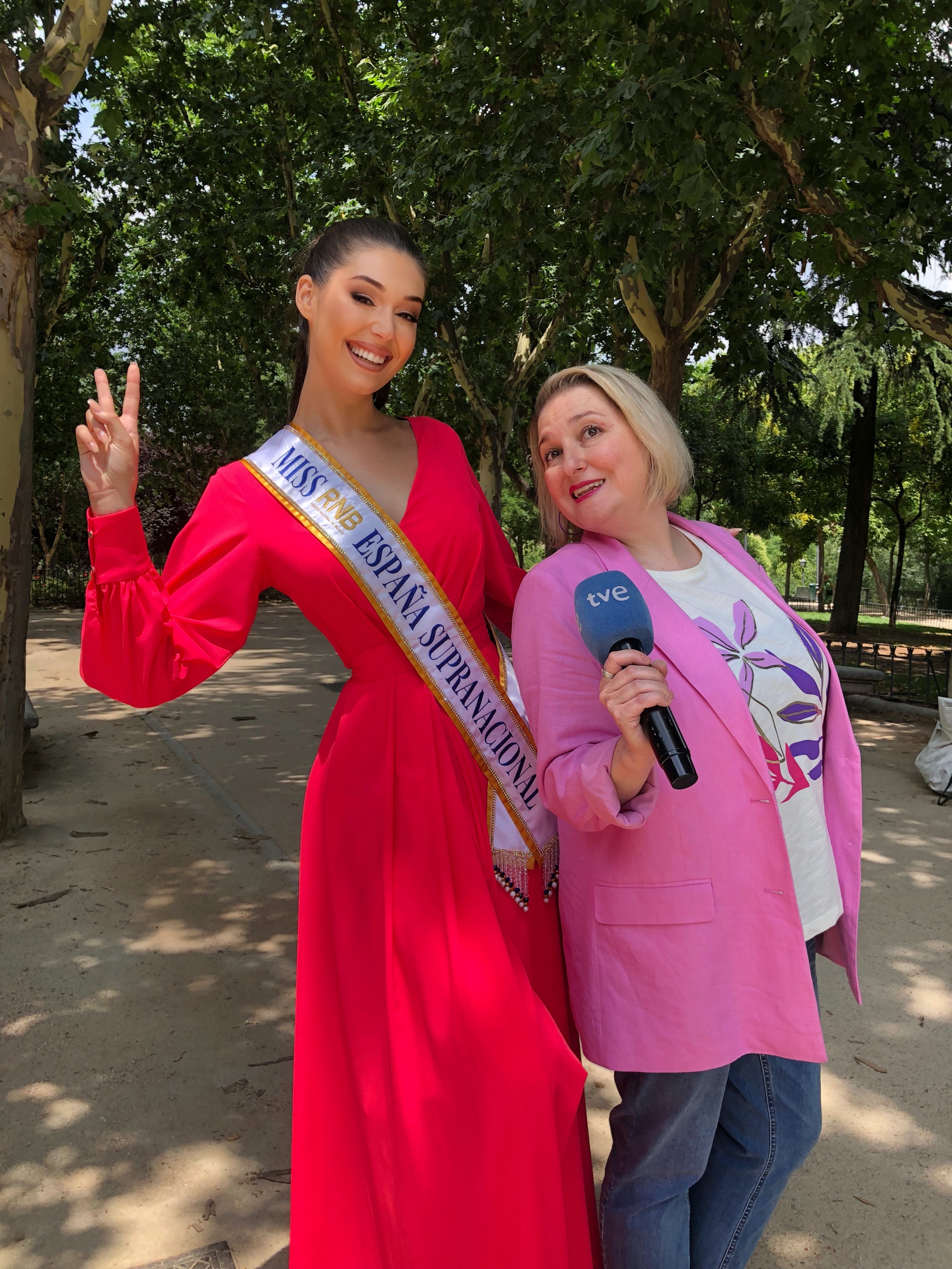 Lola Wilson Miss RNB España 2023 en Madrid para Corazon TVE La 1 5