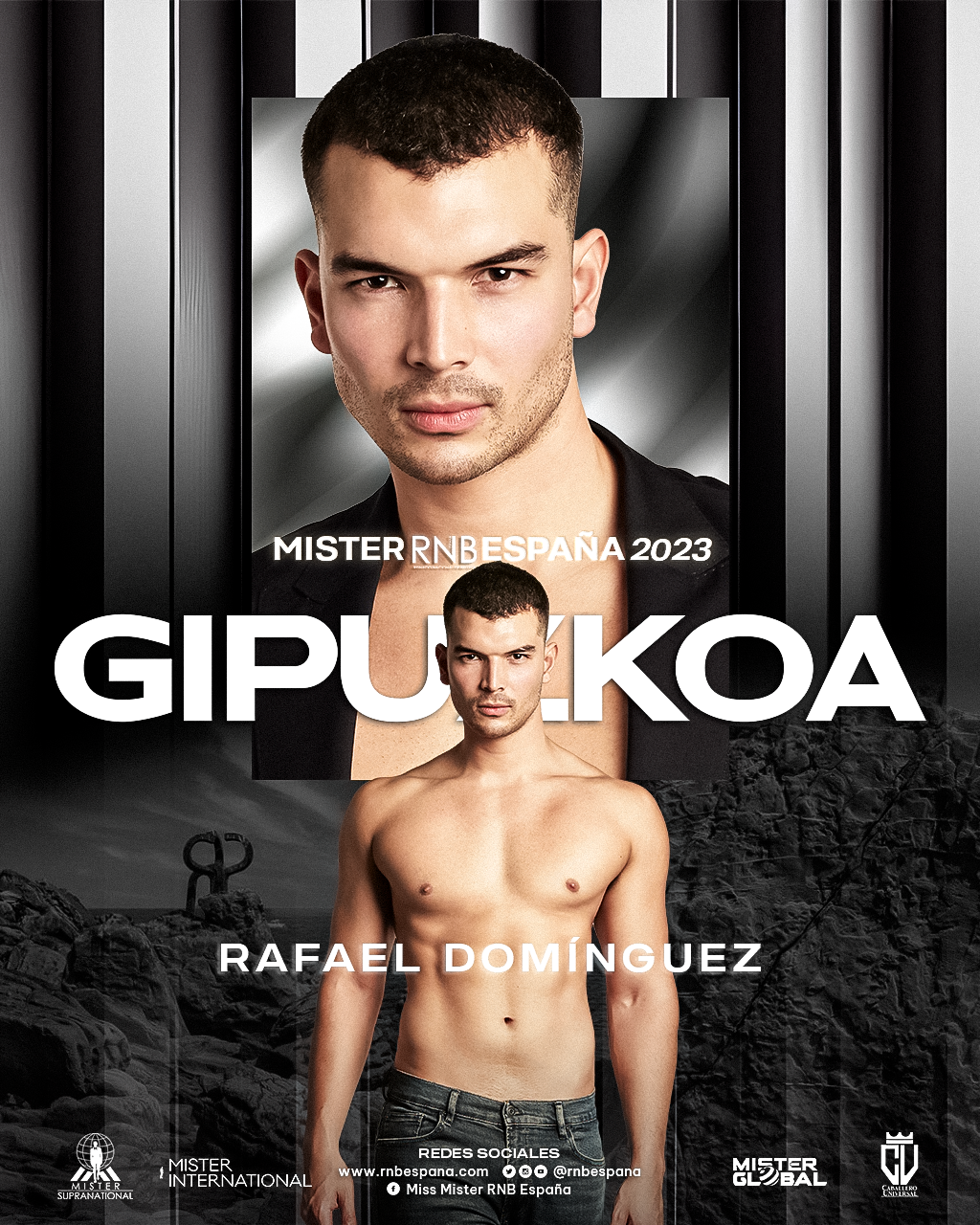 Mister RNB Gipuzkoa 2023 Rafael Dominguez Banner