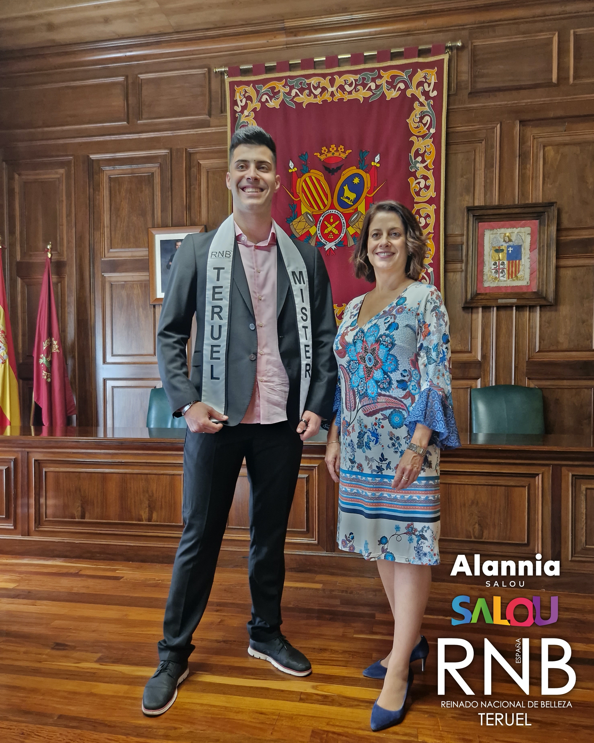 Mister RNB España 2023 Mister RNB Teruel 2023 Cata Muntean Ayuntamiento de Teruel Alcaldesa Emma Buj 3