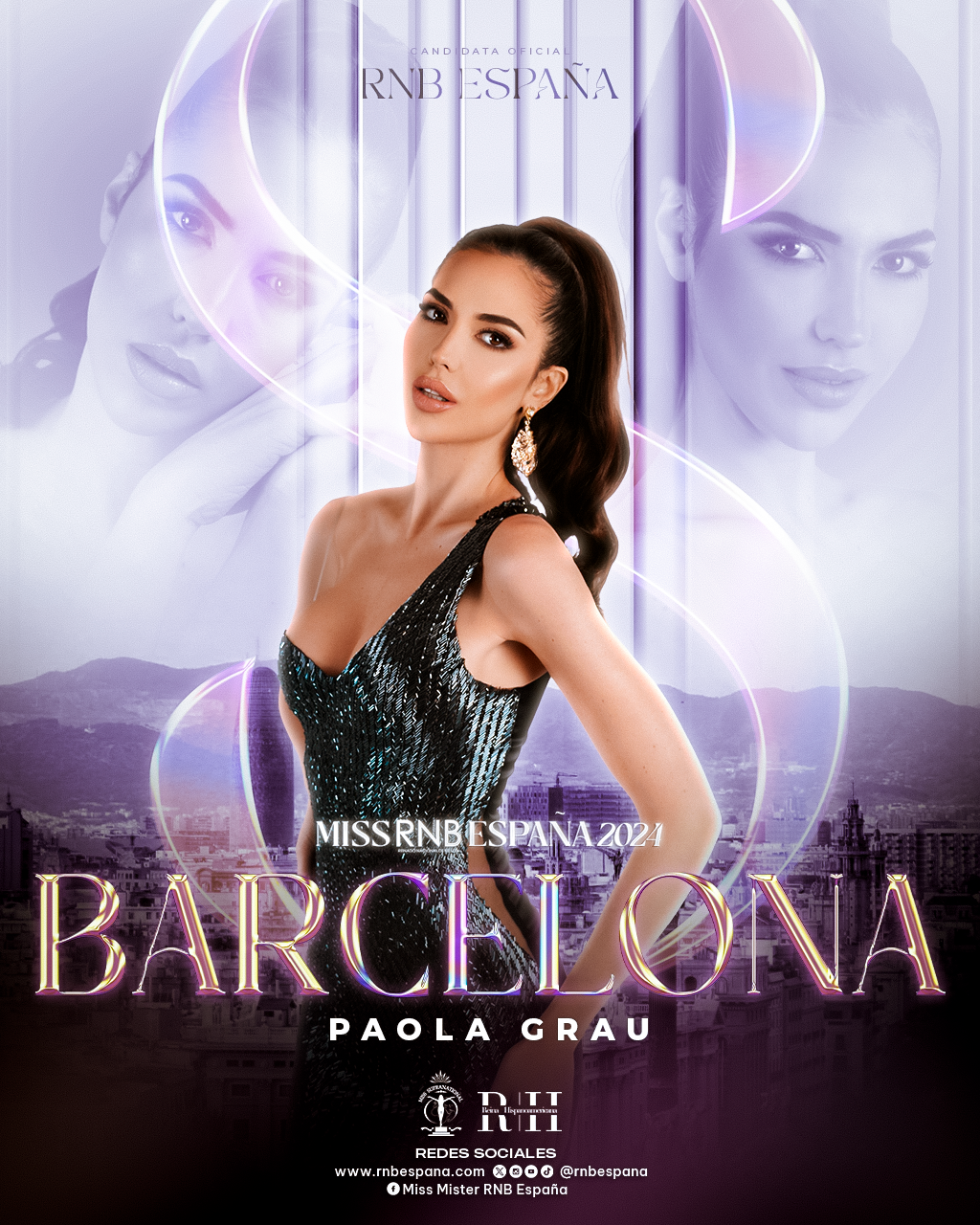 Miss RNB Barcelona 2024 Paola Grau Banner