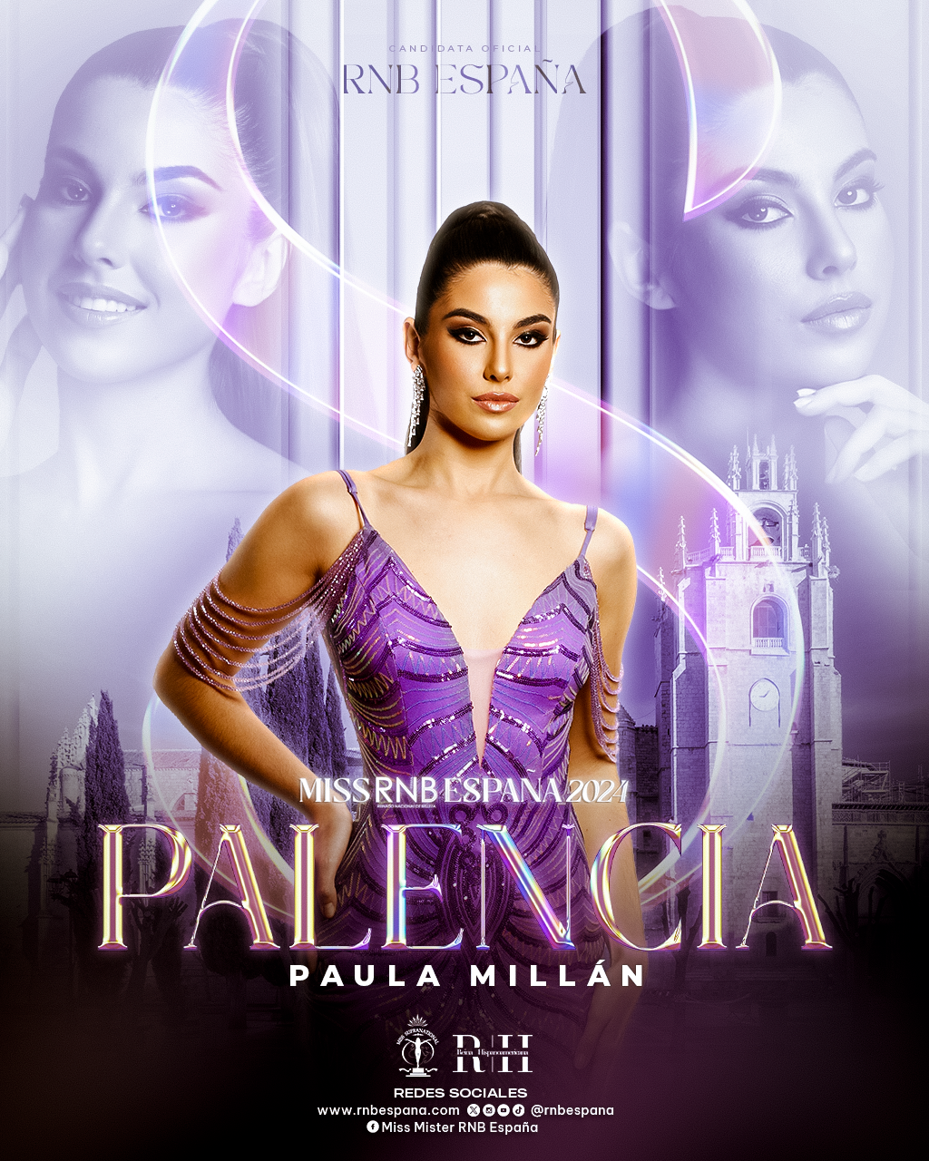 Miss RNB Palencia 2024 Paula Millan Banner