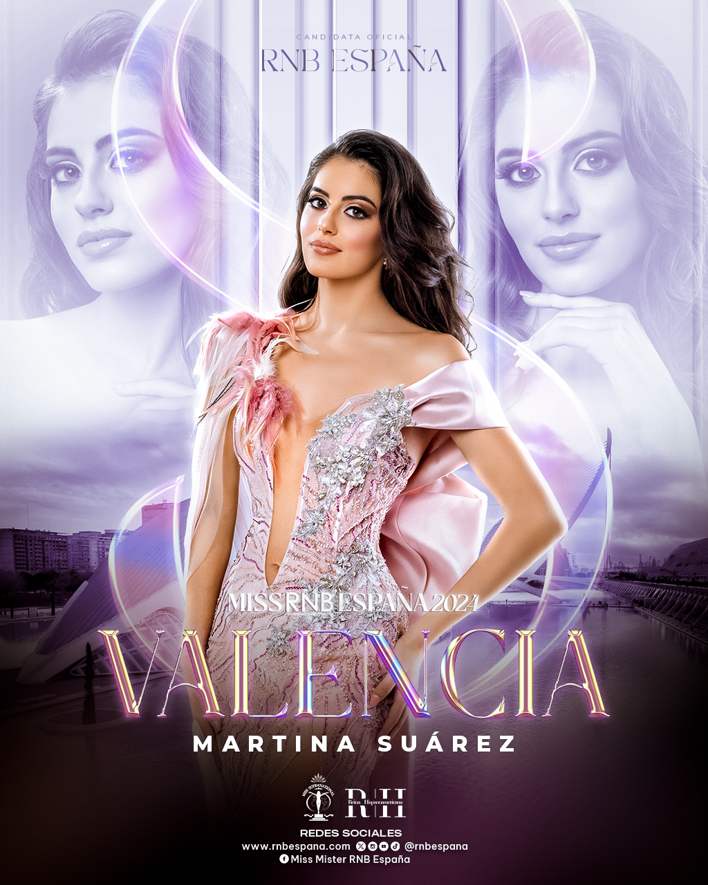 Miss RNB Valencia 2024 Martina Suarez Banner
