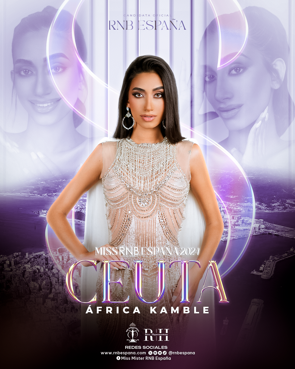 Miss RNB Ceuta 2024 Africa Kamble Banner
