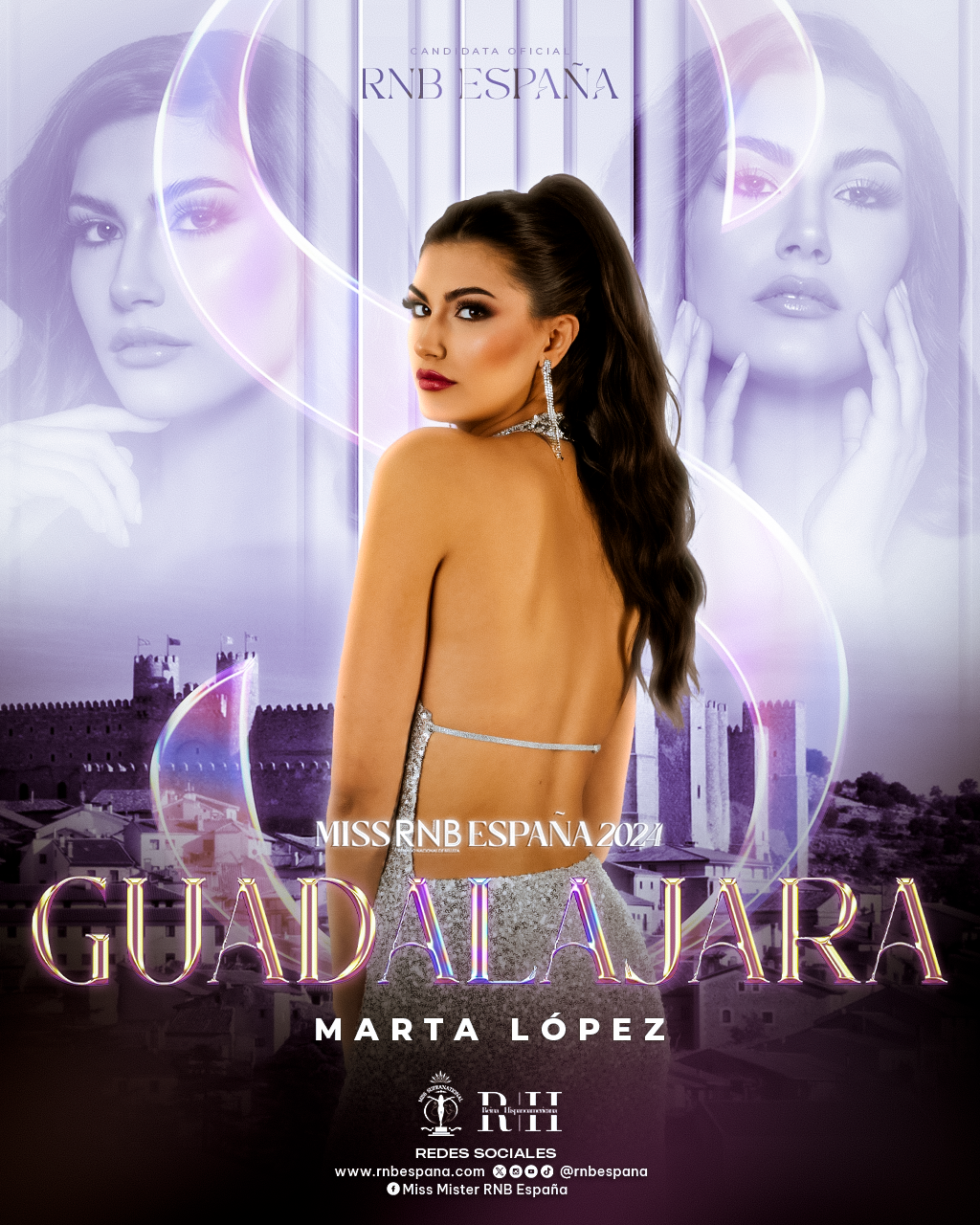 Miss RNB Guadalajara 2024 Marta Lopez Banner